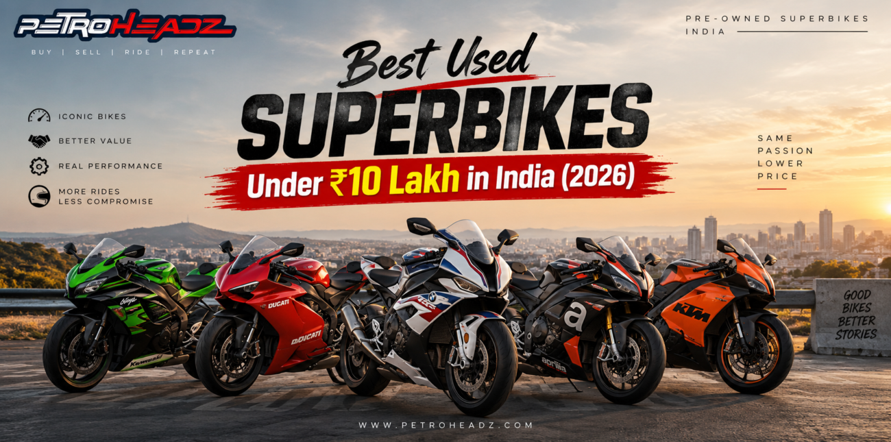 Premium used superbike under 10 lakh available at Petroheadz Gurgaon